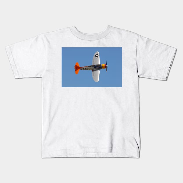 P-47 Thunderbolt Kids T-Shirt by CGJohnson